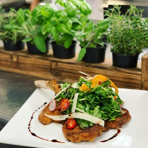 Traditional Veal Milanese orecchie di elefante POSA Ristorante